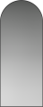 Lustro Ripple 200x80 czarne Bolia