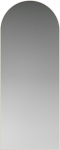 Lustro Ripple 200x80 kremowe Bolia