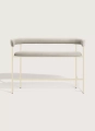 Sofa Font outdoor sofa 75 Galvanized RAL 1015 / Natté heather chalk Mobel Copenhagen 