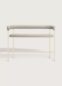 Sofa Font outdoor sofa 65 Galvanized RAL 1015 / Natté heather chalk Mobel Copenhagen 