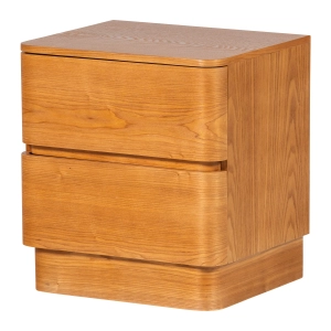 Komoda/stolik nocny  Fejo 2 szuflady MDF Brown Woood 