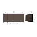 Kredens Brock sideboard 200 cm ash veneer Woood różne warianty 