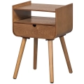 Stolik Nils bedside table/side table, natural wood WOOOD