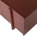 Szafka Basu TV cabinet 200 cm pine burgundy red WOOOD
