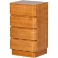 Komoda Fejo 4 szuflady MDF Brown Woood  