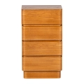 Komoda Fejo 4 szuflady MDF Brown Woood  