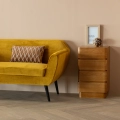Komoda Fejo 4 szuflady MDF Brown Woood  