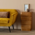 Komoda Fejo 4 szuflady MDF Brown Woood  