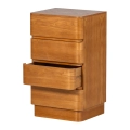 Komoda Fejo 4 szuflady MDF Brown Woood  