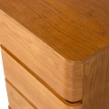 Komoda Fejo 4 szuflady MDF Brown Woood  