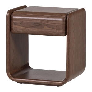 Stolik nocny Elura dresser/night stand 1 drawer wood veneer brown WOOOD