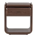 Stolik nocny Elura dresser/night stand 1 drawer wood veneer brown WOOOD