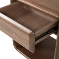 Stolik nocny Elura dresser/night stand 1 drawer wood veneer brown WOOOD