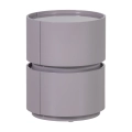 Stolik nocny Lunex dresser/night stand wood gloss light grey WOOOD 