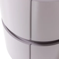 Stolik nocny Lunex dresser/night stand wood gloss light grey WOOOD 