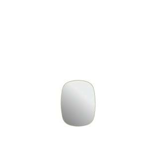 Lustro Framed Mirror 59 x 44 CM Light Yellow/Clear MUUTO