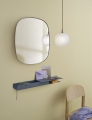 Lustro Framed Mirror 59 x 44 CM Light Yellow/Clear MUUTO