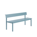 Ławka ogrodoqa Linear Steel Bench w. Backrest 170 x 34 cm MUUTO róŻne warianty