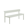 Ławka ogrodoqa Linear Steel Bench w. Backrest 170 x 34 cm MUUTO róŻne warianty