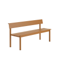Ławka ogrodoqa Linear Steel Bench w. Backrest 170 x 34 cm MUUTO róŻne warianty