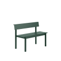 Ławka ogrodoqa Linear Steel Bench w. Backrest 110 x 34 cm MUUTO róŻne warianty 