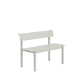 Ławka ogrodoqa Linear Steel Bench w. Backrest 110 x 34 cm MUUTO róŻne warianty 