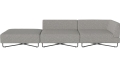 Sofa Orlando Garden O2 – 3 moduły z otwartym końcem – lewa BOLIA  różne warianty