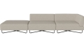 Sofa Orlando Garden O2 – 3 moduły z otwartym końcem – lewa BOLIA  różne warianty