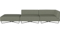 Sofa Orlando Garden O2 – 3 moduły z otwartym końcem – lewa BOLIA  różne warianty