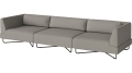 Sofa ogrodowa Orlando O2 – 3 moduły – wraz z poduszkami BOLIA  różne warianty