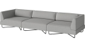 Sofa ogrodowa Orlando O2 – 3 moduły – wraz z poduszkami BOLIA  różne warianty