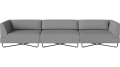 Sofa ogrodowa Orlando O2 – 3 moduły – wraz z poduszkami BOLIA  różne warianty