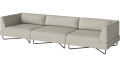 Sofa ogrodowa Orlando O2 – 3 moduły – wraz z poduszkami BOLIA  różne warianty