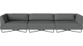 Sofa ogrodowa Orlando O2 – 3 moduły – wraz z poduszkami BOLIA  różne warianty