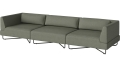 Sofa ogrodowa Orlando O2 – 3 moduły – wraz z poduszkami BOLIA  różne warianty