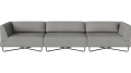 Sofa ogrodowa Orlando O2 – 3 moduły – wraz z poduszkami BOLIA  różne warianty