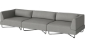 Sofa ogrodowa Orlando O2 – 3 moduły – wraz z poduszkami BOLIA  różne warianty