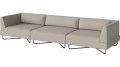 Sofa ogrodowa Orlando O2 – 3 moduły – wraz z poduszkami BOLIA  różne warianty