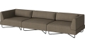 Sofa ogrodowa Orlando O2 – 3 moduły – wraz z poduszkami BOLIA  różne warianty