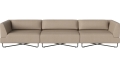 Sofa ogrodowa Orlando O2 – 3 moduły – wraz z poduszkami BOLIA  różne warianty