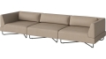 Sofa ogrodowa Orlando O2 – 3 moduły – wraz z poduszkami BOLIA  różne warianty