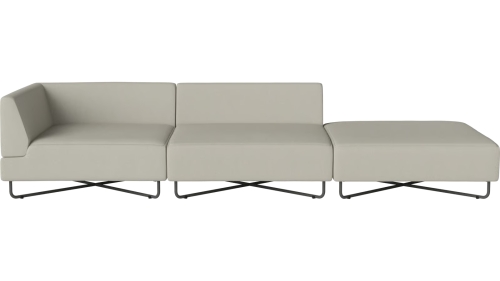 Sofa ogrodowa Orlando O2 – 3 moduły z otwartym końcem – po prawej BOLIA  różne warianty 