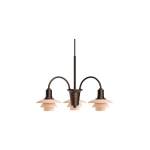 Żyrandol PH 1/1, 3-ramienny, edycja stulecia, LOUIS POULSEN