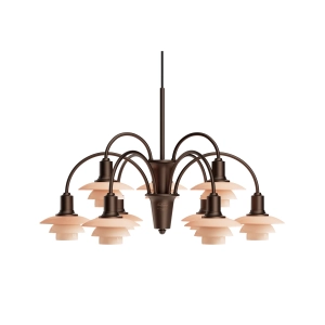 Żyrandol PH 1/1, 9-ramienny, edycja stulecia, LOUIS POULSEN  