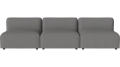 Sofa ogrodowa Arke 3 moduły 270 x 95 cm BOLIA różne warianty