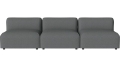 Sofa ogrodowa Arke 3 moduły 270 x 95 cm BOLIA różne warianty