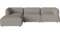 Sofa Arke rogowa sofa 3 moduły z wypukłością 270 x 180 cm – po lewej BOLIA różne warianty 