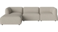 Sofa Arke rogowa sofa 3 moduły z wypukłością 270 x 180 cm – po lewej BOLIA różne warianty 
