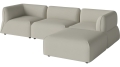 Sofa Arke garden sofa 3 moduły z pufem 270 x 180 cm – po prawej BOLIA różne warianty  