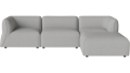 Sofa Arke garden sofa 3 moduły z pufem 270 x 180 cm – po prawej BOLIA różne warianty  